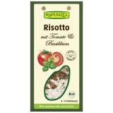 Original italienisches Risotto mit Tomaten und Bas