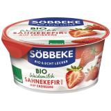 Sahnekefir auf Erdbeere - Weidemilch