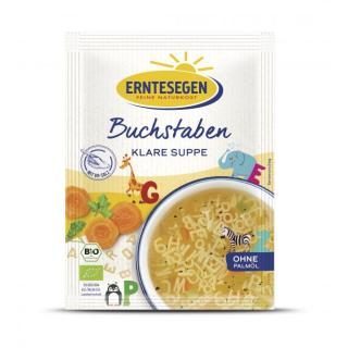 Buchstaben Klare Suppe