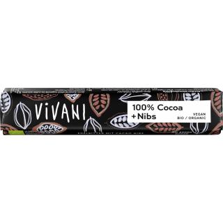 100% Cocoa + Nibs