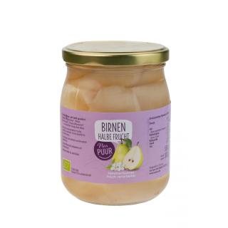 Birnen halbe Frucht
