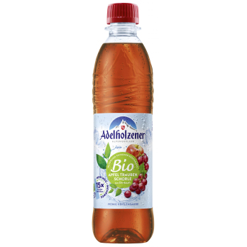 Adelholzener Apfel Trauben Schorle