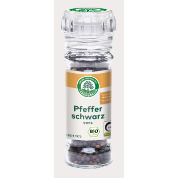Pfeffer, schwarz ganz, Mühle