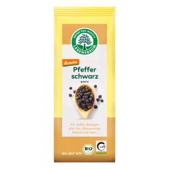 Pfeffer schwarz ganz Tüte