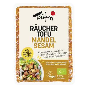 Tofuschnitte  Mandel-Sesam