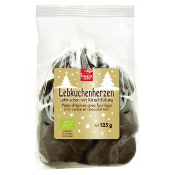 Lebkuchenherzen gefüllt