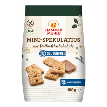 Mini-Spekulatius mit VM-Schokolade 100 g