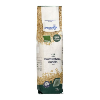 Dinkel Buchstabennudeln