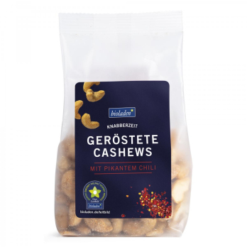 b*geröstete Cashews m. pikantem Chili