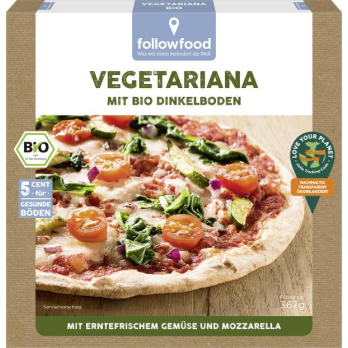 Dinkel-Pizza Vegetariana