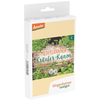 Saatgut Box Mediteraner Kräuter Kanon