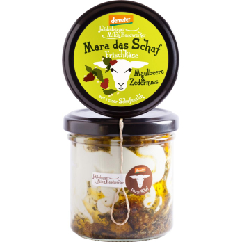 Mara das Schaf - Frischkäse Maulbeere, Zedernuss