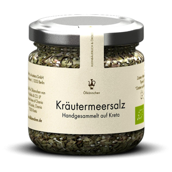 ÖK Kräutermeersalz von Kreta 70g Glas