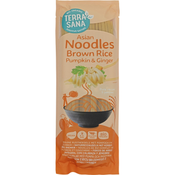 Naturreisnudeln m. Kürbis u. I