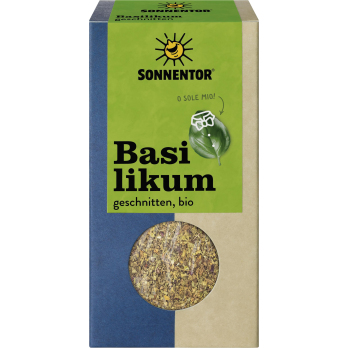 Basilikum in der Tüte