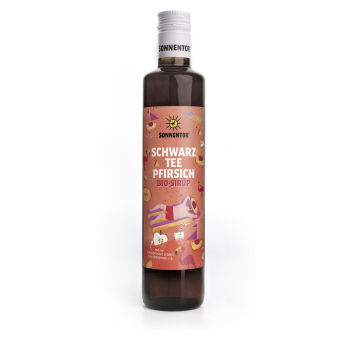 Schwarztee Pfirsich Eistee Sirup