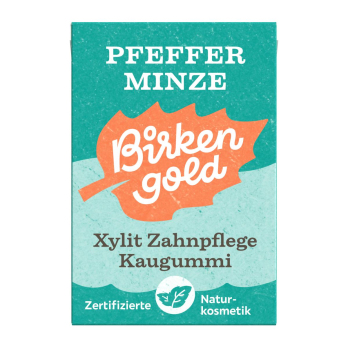 Zahnpflege Natur-Kaugummi Pfefferminze 28 g