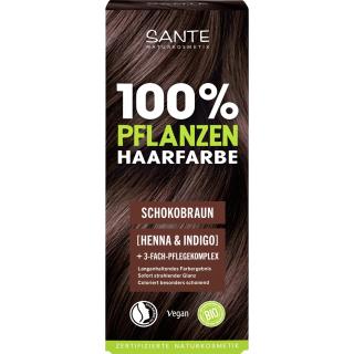 Pflanzen Haarfarbe Schokobraun