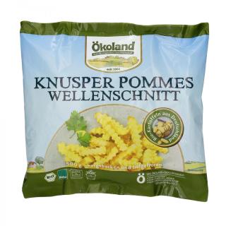 Knusper Pommes Wellenschnitt