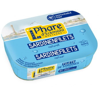 Sardinenfilets Naturell Phare d Eck 100 g