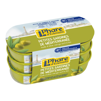 Kleine Mittelmeer-Sardinen nativ. Bio-Olivenöl ext