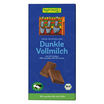 Dunkle Vollmilch Schokolade 46% HIH