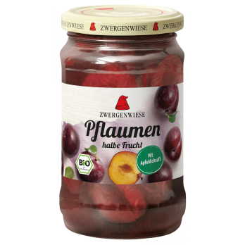 Pflaumen, halbe Frucht