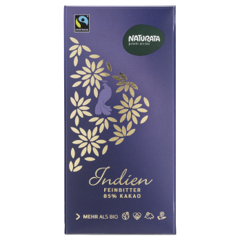 Edelbitter Schokol Indien 85%