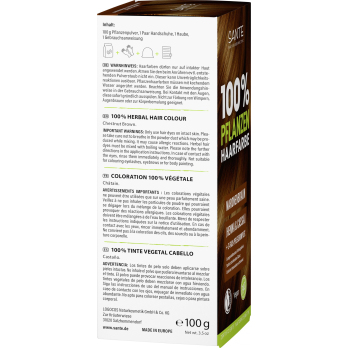 Pflanzen Haarfarbe Maronenbraun