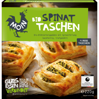 Spinat Taschen