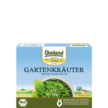 Gartenkräuter, fein gehackt