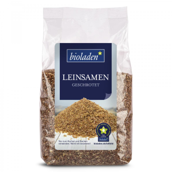 b*Leinsamen geschrotet