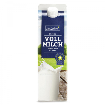 bioladen Vollmilch 3,7% Karton