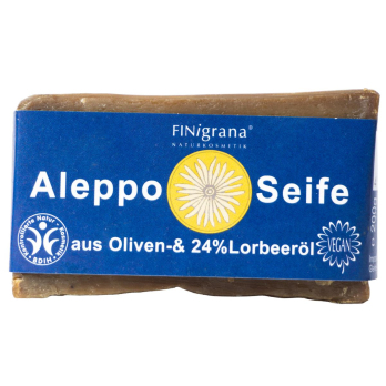 Aleppo Olivenseife mit 24% Lorbeeröl 200 g
