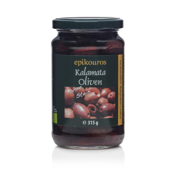 Kalamata Oliven o. Stein,schw.