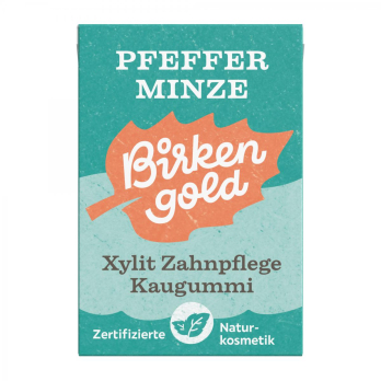 Zahnpflege Natur-Kaugummi Pfefferminze 28 g